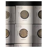 Buffalo Nickel Collection - 1934-1937 US Five-Cent Nickels (D/S Mintmarks)
