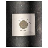 1865 Three-Cent Nickel USA Civil War Date Coin