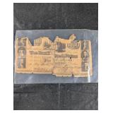 Prop Money Banknote Replica - Vintage $100 Note with Promotional Card