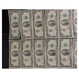 Two-Dollar Bills & One-Dollar Bills - U.S. Currency Collection