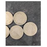 Group of 8 V Nickel U.S. Coins (1903-1906)