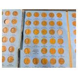 Lincoln Cent Collection Album - Lincoln Memorial Type (1959&), 4 Blue Pages