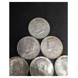 Kennedy Half Dollars 1964 - 15 Coins - 90% Silver