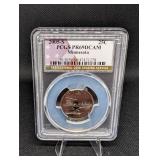 2005-S Minnesota 25C State Quarter PCGS PR69DCAM