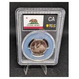 2005-S California Silver Proof Quarter PCGS PR69DCAM