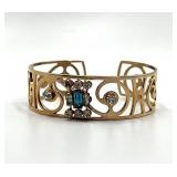 Vintage Openwork Filigree Cuff Bracelet