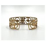 Vintage Openwork Filigree Cuff Bracelet