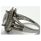 Staur Mirador Marquise-Cut Cubic Zirconia Ring, Size 9