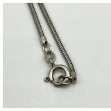 Sterling Silver Teardrop Pendant Necklace