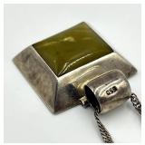 Sterling Silver Pendant Necklace