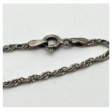 Sterling Silver Pendant Necklace