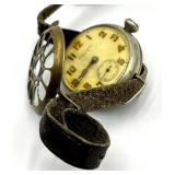 WWI Trench Watch with Shrapnel Guard