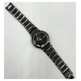 Pulsar Wristwatch - Black Dial, Gold Hands, Stainless Steel Band