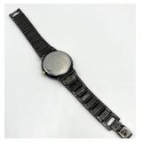 Pulsar Wristwatch - Black Dial, Gold Hands, Stainless Steel Band