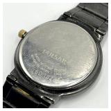Pulsar Wristwatch - Black Dial, Gold Hands, Stainless Steel Band