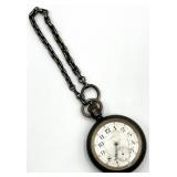 Waltham Pocket Watch with Chain - Antique Timepiece