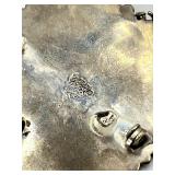 925 Taco Brooch/Pendant With Turquoise Mosaic Inlay