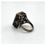 Sterling Silver Smoky Quartz Ring