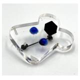 Clear Acrylic Pin Brooch / Pin
