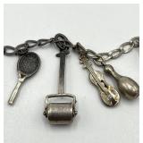 Sterling Silver Charm Bracelet
