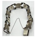 DaneCraft Sterling Scroll Link Bracelet