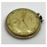 Lord Elgin Pocket Watch 14K Gold-Filled Case Roman Dial