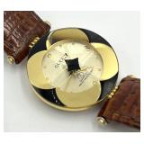 Gucci Look Ladies Watch, Quartz Movement, Genuine Leather Strap