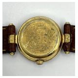 Gucci Look Ladies Watch, Quartz Movement, Genuine Leather Strap