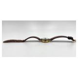 Gucci Look Ladies Watch, Quartz Movement, Genuine Leather Strap