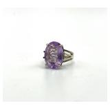 Sterling Silver Lavender Amethyst Ring