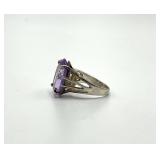 Sterling Silver Lavender Amethyst Ring