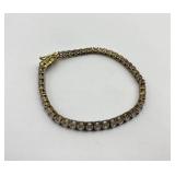 Tennis Bracelet - Sterling Silver with Clear Stones