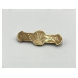Victorian Etruscan Bar Brooch