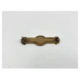 Victorian Etruscan Bar Brooch