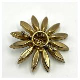 Sherman Aurora Borealis Flower Brooch