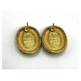 Richelieu Oval Earrings