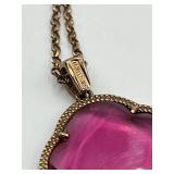 Pink Pendant Necklace 925