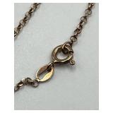 Pink Pendant Necklace 925