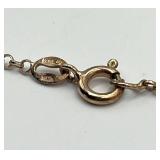 Pink Pendant Necklace 925