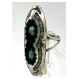 Navajo Silver Turquoise Ring