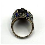 Chinese Silver Carved Tiger