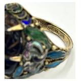 Chinese Silver Carved Tiger