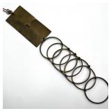 Interlocking Brass Circles Necklace MCM