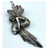 Sterling Silver Fairy Pendant Necklace