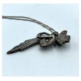 Sterling Silver Fairy Pendant Necklace