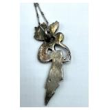 Sterling Silver Fairy Pendant Necklace