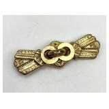Victorian Bar Brooch Pin - Broken