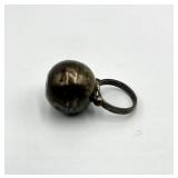 Sterling Silver Ball Ring - Size 5