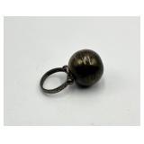 Sterling Silver Ball Ring - Size 5