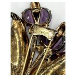 Sterling Silver Hat Pin - Floral Bouquet